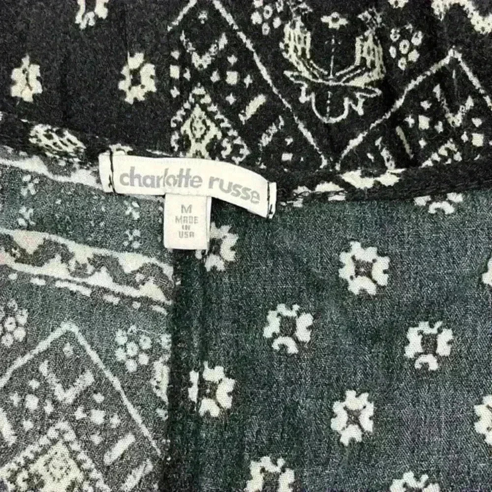 Charlotte Russe Black Top Size M - Picture 6 of 6